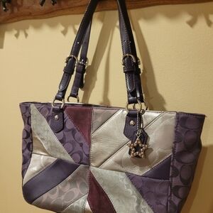 Coach 2011 Patchwork Signature Shoulder Bag